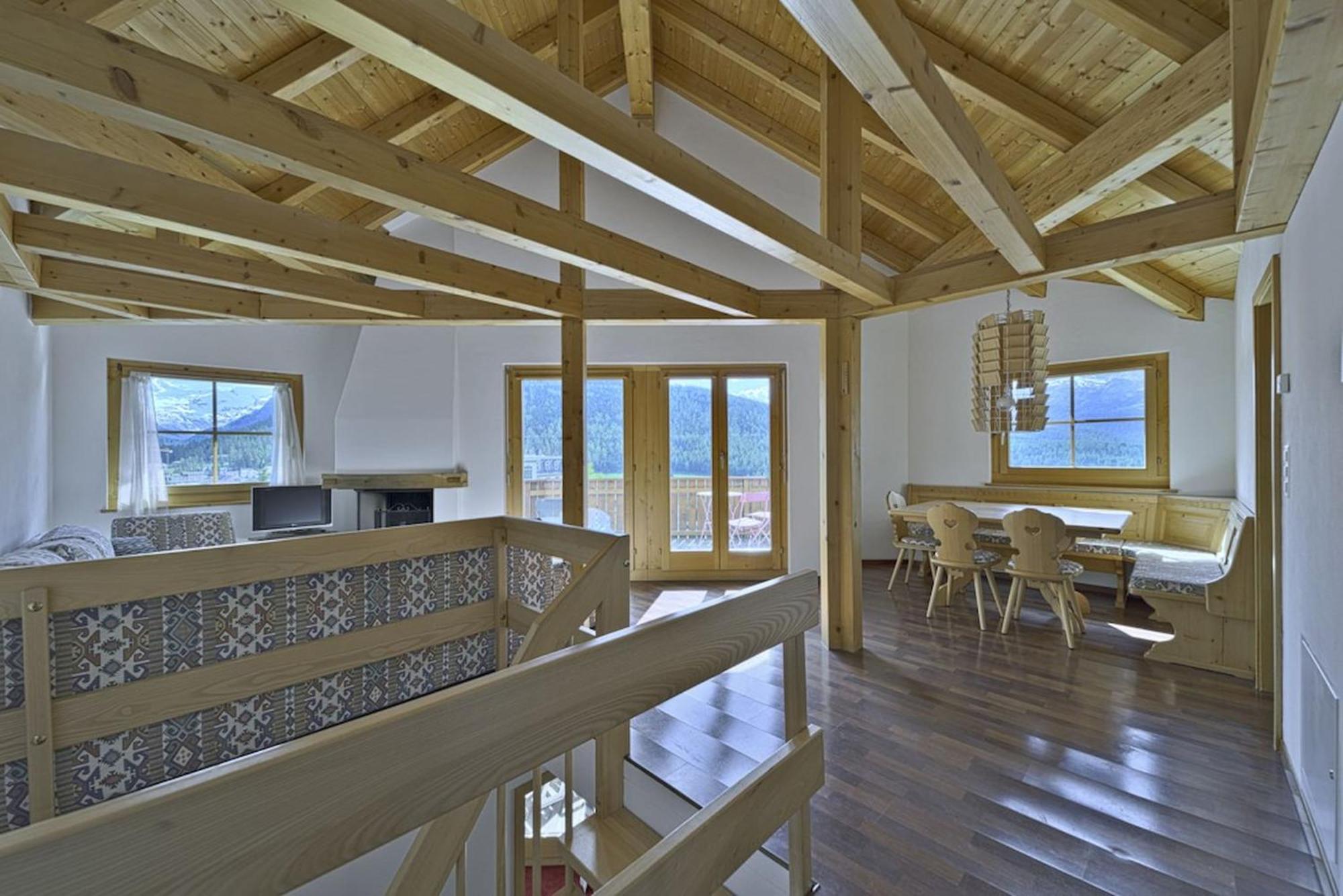 Chesa San Peider - Pontresina Apartment Екстериор снимка